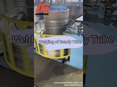 रेफ्रिजरेटर के लिए बंडी ट्यूब की उच्च आवृत्ति वेल्डिंग लाइन