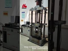 GR12 टाइटेनियम मिश्र धातु ट्यूबों की तन्यता शक्ति परीक्षण